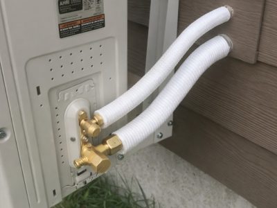 AC Copper Pipe Installation